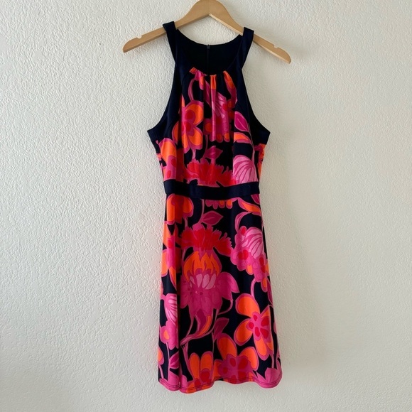 Trina by Trina Turk Halter floral a line dress - Picture 1 of 3